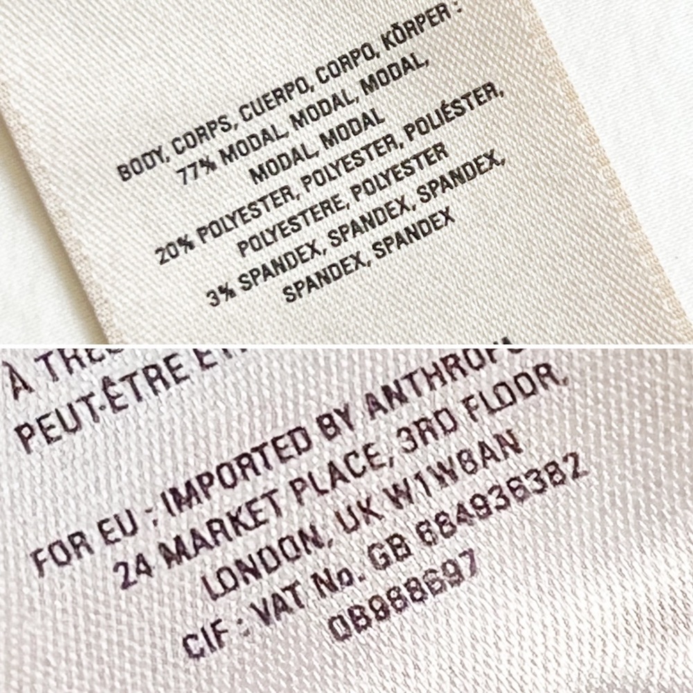 Anthropologie Ribbed Kingsolver Dress Asymmetrical Handkerchief Hem Midi Medium - Picture 9 of 9